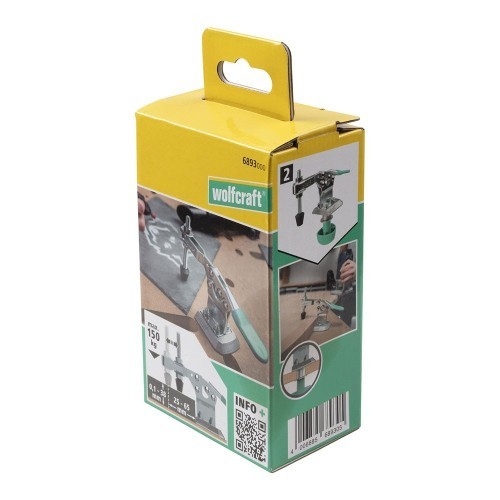 Dispositivo De Sujeción Rápida Aluminio 150Kg 0-38mm 20mm Wolfcraft