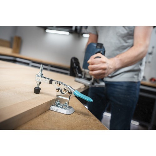 Dispositivo De Sujeción Rápida Aluminio 150Kg 0-38mm 20mm Wolfcraft