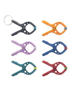 Pinza Mini Con Resorte Sujeción20mm 6Unidades Wolfcraft