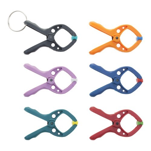 Pinza Mini Con Resorte Sujeción20mm 6Unidades Wolfcraft