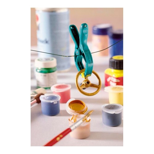 Pinza Mini Con Resorte Sujeción20mm 6Unidades Wolfcraft