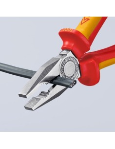 Alicates Universales Acero 200x65x20mm Mangos Aislados Cromado KNIPEX 2
