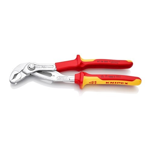 Alicate Ajustable Acero 250x71x30mm Aislado VDE KNIPEX