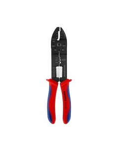 Alicate Crimpadora Acero 240x62x25mm Negro Mangos Multicomponentes KNIPEX