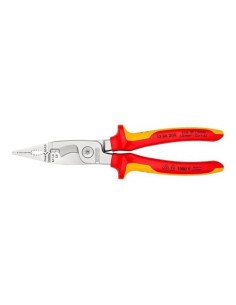 Alicates Para Electricista Cromado 200mm Mangos Aislados KNIPEX