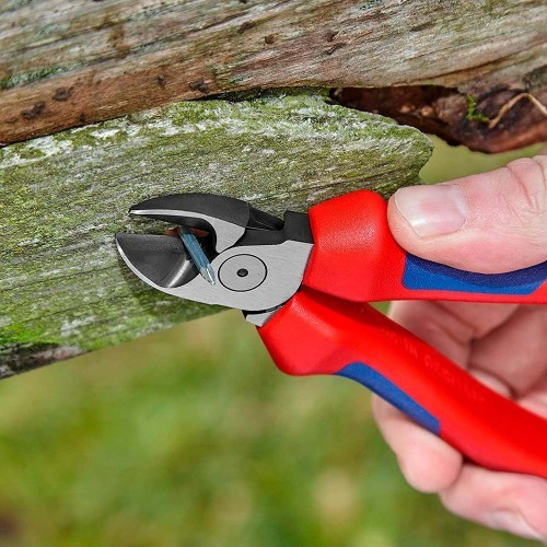 Alicate Corte Diagonal Acero 160mm Mango Multicomponente Negro KNIPEX