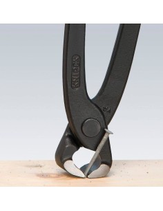 Tenaza Rusa Acero 220x45x23mm Negro Corte Biselado KNIPEX 2