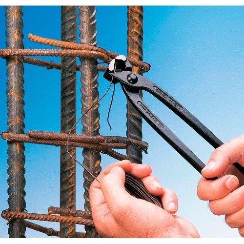 Tenaza Rusa Acero 220x45x23mm Negro Corte Biselado KNIPEX