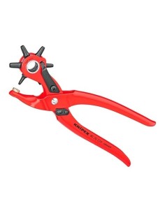 Tenaza Sacabocados Acero 220x64x15mm Rojo Ø2A5mm KNIPEX