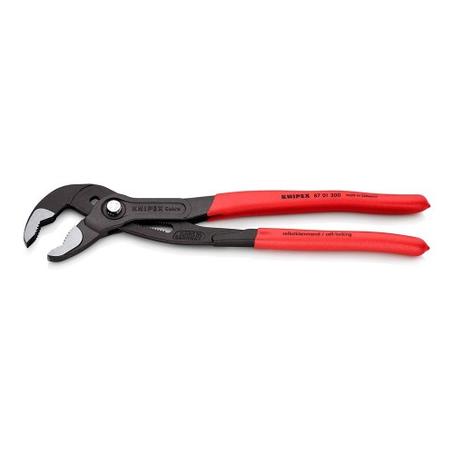 Tenaza Ajustable Acero 300x52x15mm Mango Antideslizante Gris KNIPEX