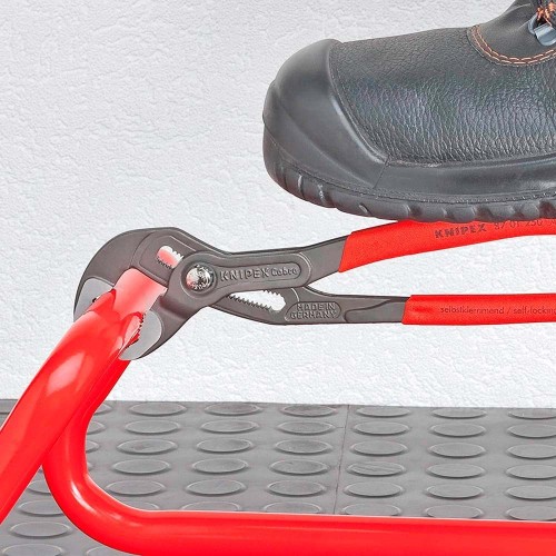 Tenaza Ajustable Acero 300x52x15mm Mango Antideslizante Gris KNIPEX