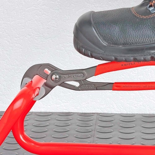 Tenaza Ajustable Acero 300x52x15mm Mango Antideslizante Gris KNIPEX