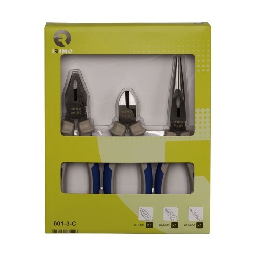 Juego Alicates Acero Alto Rendimiento 3 Piezas 180mm 160mm 200mm IRIMO