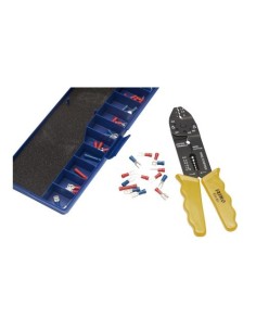 Alicate Engastar Acero 1.5-6mm² 60 Terminales Amarillo IRIMO