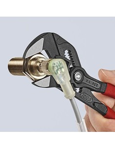 Llave Ajustable Acero 180mm Mordazas Planas Escala Láser KNIPEX 2