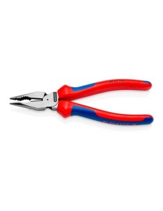 Alicate Universal Punta 185mm Multicomponente Negro Cabeza Pulida KNIPEX