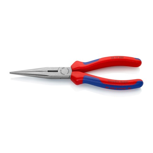 Alicate Punta Larga Boca Semiredonda 200mm Mango Multicomponente Negro KNIPEX