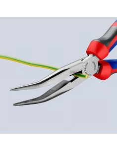 Alicate Boca Cigueña 200mm Mangos Ergonómicos Acero Negro KNIPEX 2