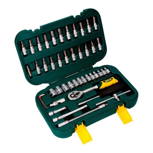 Juego Bocallaves Accesorios 1/4 Pulgada 45 Pcs Cromo Vanadio MOTA HERRAMIENTAS