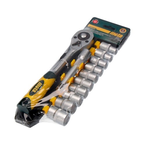 Juego Bocallaves Cromo Vanadio 1/2 Pulgada 12 Piezas 10-21mm MOTA HERRAMIENTAS