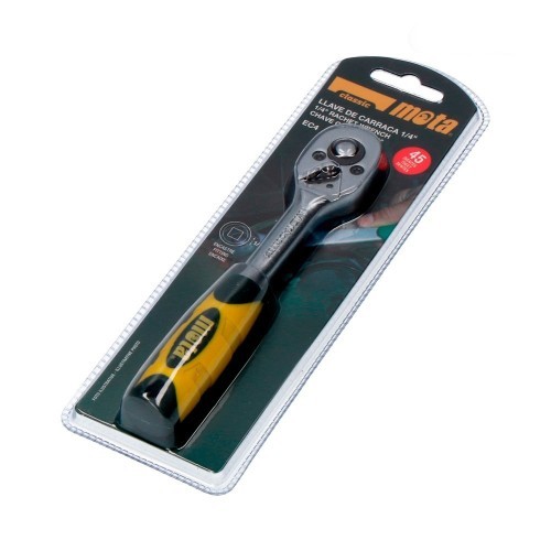 Llave Carraca Cromo Vanadio 1/4 Pulg 45 Dientes EC4 MOTA HERRAMIENTAS