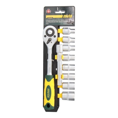 Juego Bocallaves Punta Torx Hembra 1/2 10Pcs Acero Mota Herramientas