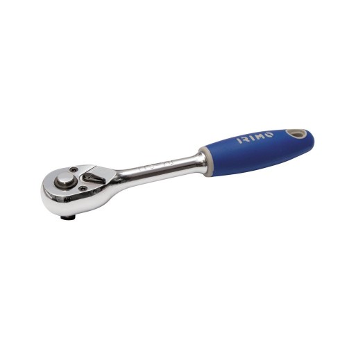 Llave Carraca Acero Aleado 1-2 Pulgada 72 Dientes Reversible Mango Antideslizante IRIMO