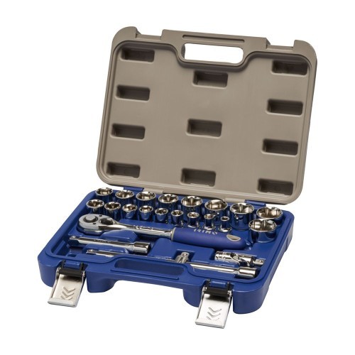 Juego Llaves Carraca 1/2 Pulgada Acero Cromado 8-32mm 23Piezas IRIMO