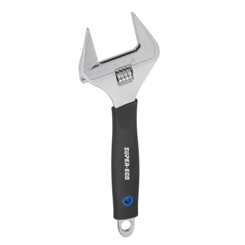Llave Ajustable Acero 250mm Cromada Mango Antideslizante SUPER EGO