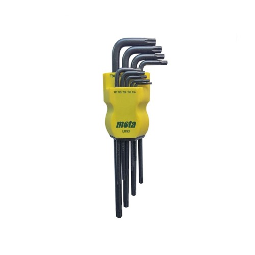 Juego Llaves Torx Tamper Extra Largas Acero LR93 MOTA HERRAMIENTAS