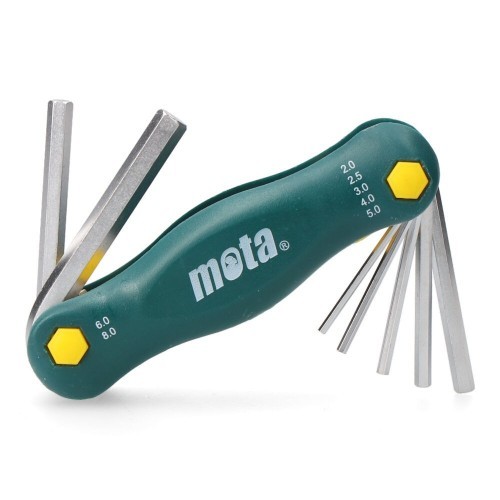 Juego Llaves Allen Acero Plegables LQ71 MOTA HERRAMIENTAS