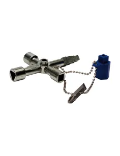Llave Universal Zinc 9En1 90x62mm PH2 12x7mm Cadena IRIMO