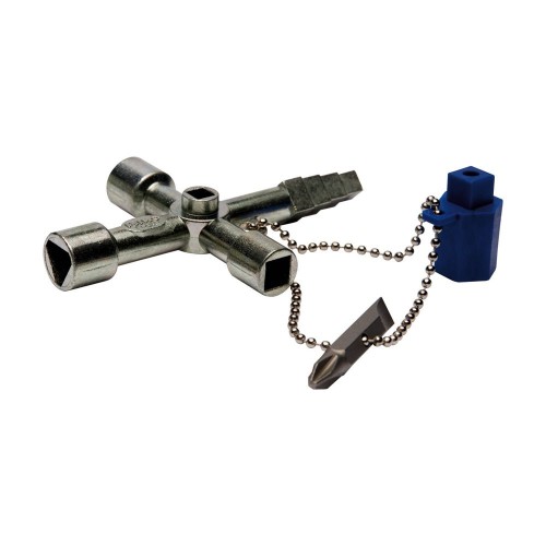 Llave Universal Zinc 9En1 90x62mm PH2 12x7mm Cadena IRIMO