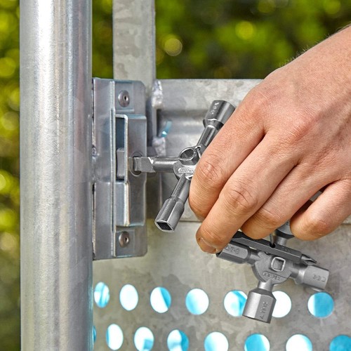 Llave Multipropósito Acero 92mm 10Perfiles 2Cruces KNIPEX