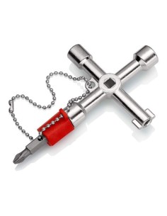 Llave Armario Control 76mm Punta Bit Reversible 1.0x7mm PH2 KNIPEX 2