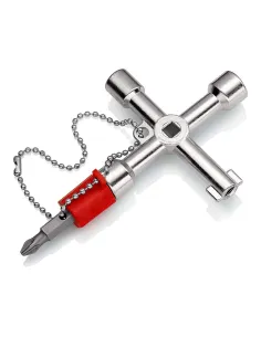 Llave Armario Control 76mm Punta Bit Reversible 1.0x7mm PH2 KNIPEX 2