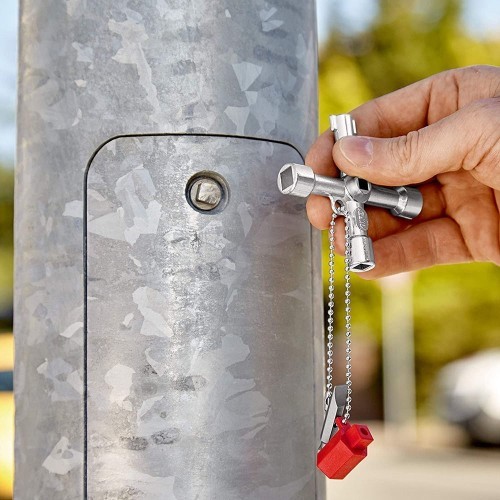 Llave Armario Control 76mm Punta Bit Reversible 1.0x7mm PH2 KNIPEX