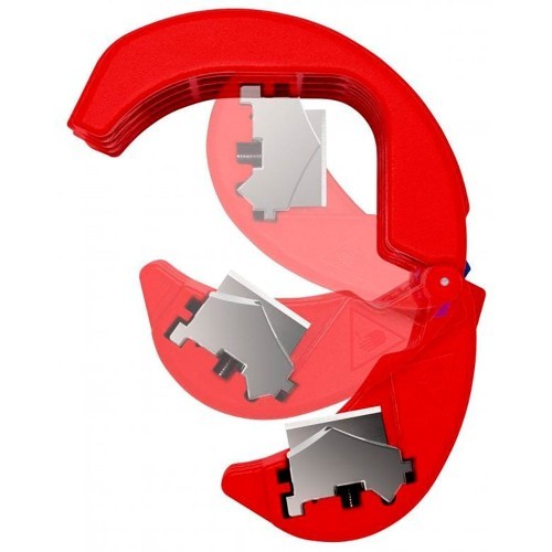 Cortatubos Plástico 20-50mm Espesor2.4mm MangoPlástico BIX 902210B KNIPEX