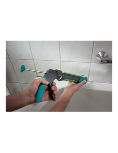 Pistola Selladora Con Mango Giratorio Antigoteo 310ml Wolfcraft 2