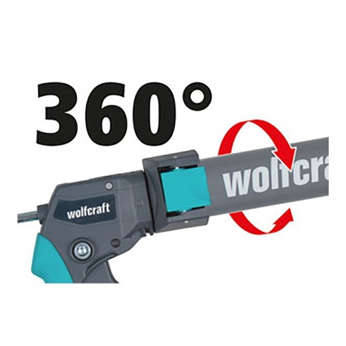 Pistola Selladora Uso Cartucho 310ml Sistema Antigoteo Wolfcraft