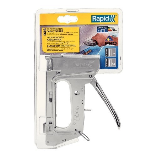 Grapadora Para Cable Acero 6mm 12.2x2.6x28cm RAPID