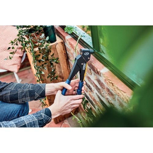 Remachadora Manual Cabezal Giratorio 360 Grados Boquilla Múltiple 34.5x17cm RAPID