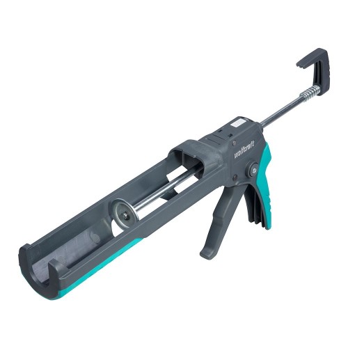 Pistola Para Cartuchos 310ml Presión 180kg Mango Ergonómico Wolfcraft
