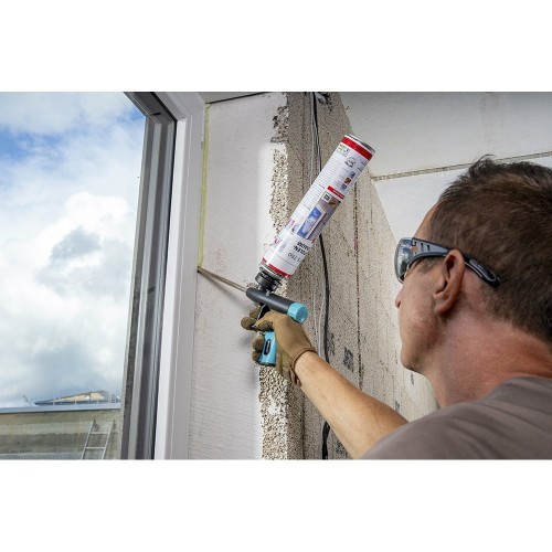 Pistola Aplicadora Espuma Poliuretano Metal Plastico 2 Boquillas Wolfcraft