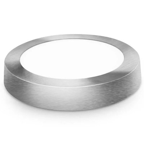 Downlight LED superficie redondo plata 18W.(Fría, Cálida, Neutra) - 1 Downlight LED superficie redondo plata 18W.(Fría, Cálida, Neutra) - 1