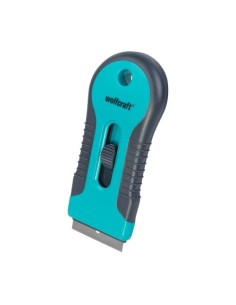 Rascador Plástico Bicomponente Mango Ergonómico 38mm Antideslizante WOLFCRAFT