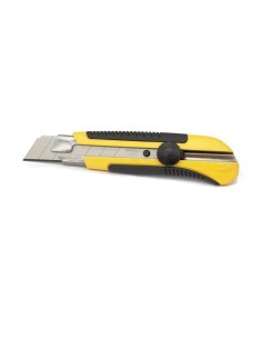 Cutter Acero Inoxidable 25mm 0.7mm Mango Bimaterial Stanley