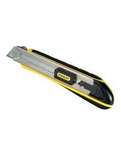 Cutter Acero Inoxidable 25mm Mango Bimateria Bloqueo Stanley
