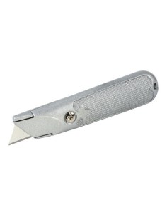 Cutter Metálico Cuchilla Fija Trapezoidal Antideslizante 132g WOLFCRAFT