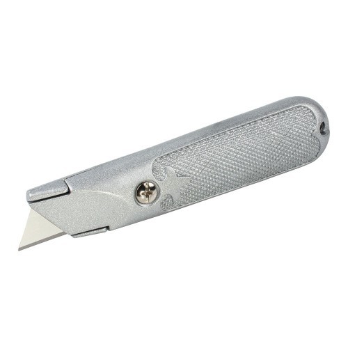 Cutter Metálico Cuchilla Fija Trapezoidal Antideslizante 132g WOLFCRAFT